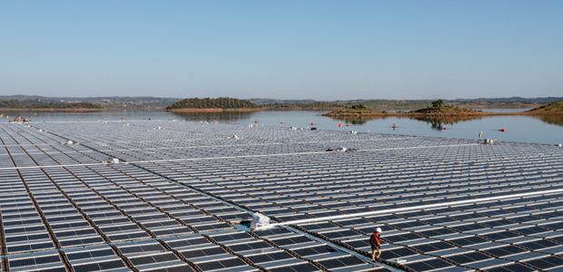 Algueva floating Solar Park EDP 