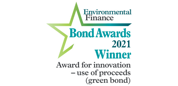 Award for innovation - use of proceeds (green bond): Snam's transition bond framework