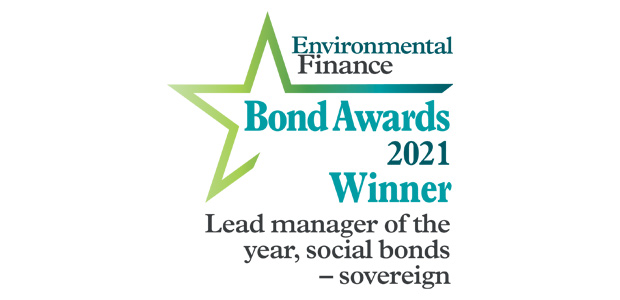 Lead manager of the year, social bond - sovereign: Citigroup, Santander and Scotiabank
