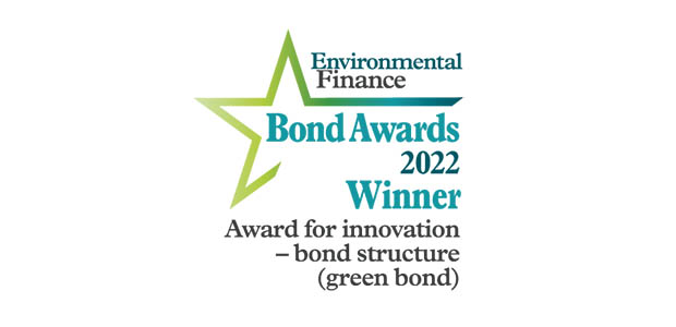Award for innovation - bond structure (green bond): Symbiotics