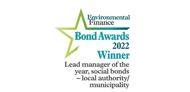 Lead manager of the year, social bonds - local authority/municipality: NatWest Markets