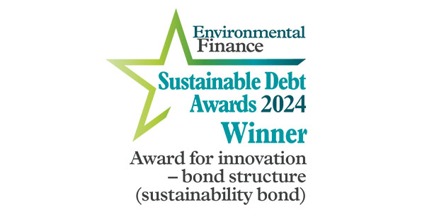 Award for innovation - bond structure (sustainability bond): World Bank