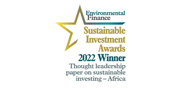 Thought leadership paper on sustainable investing, Africa: JSE