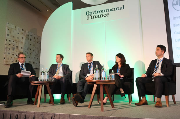 L - R: Martin Mills, BAML; Bram Bos, NNIP; Ulf Erlandsson, AP4, Cathy DiSalvo, CalSTRS; Yo Takatsuki, BMO Global Asset Management