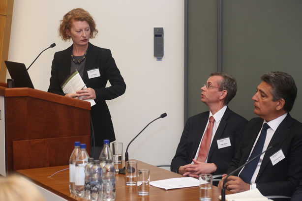 PANEL DISCUSSION: Strategies and innovative financing mechanisms for forestry investing. L - R: Jane Feehan, Roger Naylor, GianPaolo Potsios