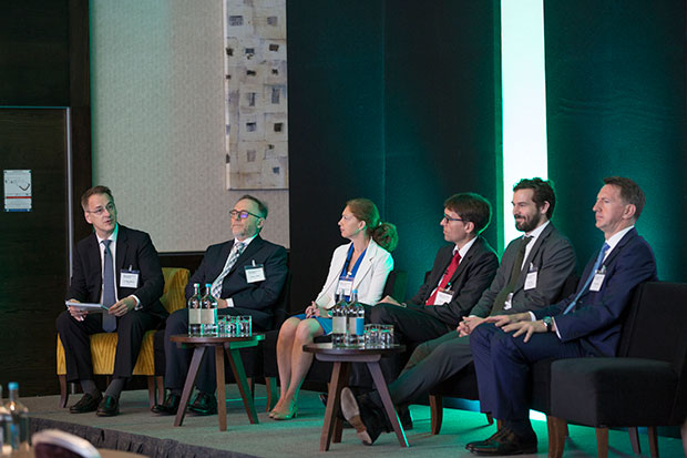 L - R: Jean-Marc Mercier, Francois Millet, Emanuela Cernoia-Russo, Axel Bendiek, Ben Powell, Thomas Pönisch