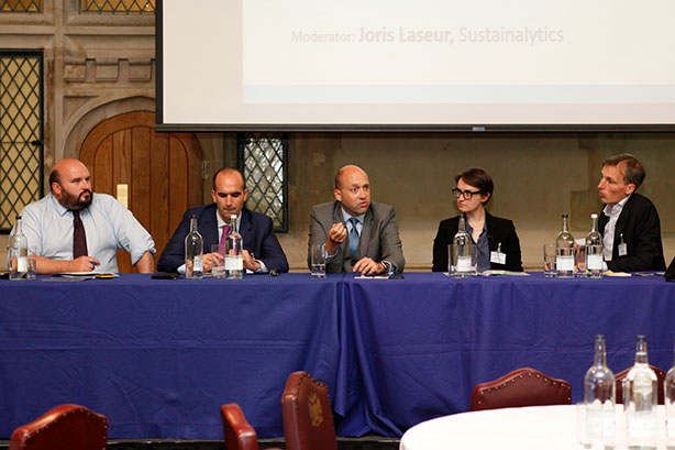 L - R: Adam Matthews, Frédéric Hoogveld, Jens Peers, Sophie Rahm, Joris Laseur