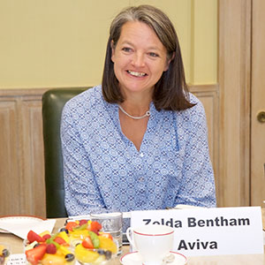 Zelda Bentham, group head of sustainability, Aviva